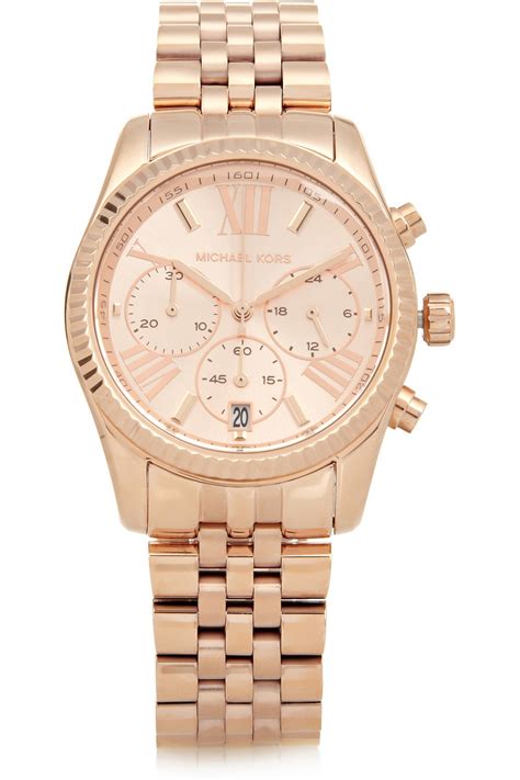 Michael Kors Watch Lexington Chronograph 38mm Rose Gold 